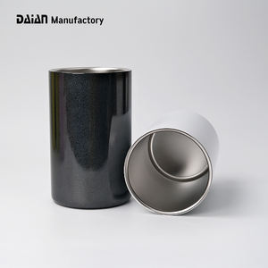 Venda quente Parede Dupla Aço Inoxidável Balde De Gelo Portátil Personalizado Metal Wine Cooler Chiller para Beer & Wine para Camping - Product Image 4