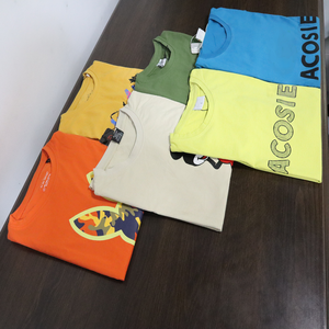 T-shirt pour hommes de différentes couleurs, Logo imprimé personnalisé de haute qualité, vêtements respirants tricotés, grande taille, t-shirt de Surplus en gros - Product Image 4