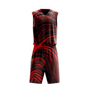 Uniformes de basket-ball en jersey 100% polyester de haute qualité, personnalisés et sublimés, vente en gros - Product Image 4