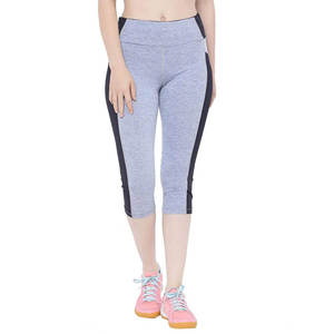 กางเกงเลกกิ้งออกกำลังกายโยคะคาปรีสำหรับผู้หญิงเลกกิ้งเอวยางยืด - Product Image 1