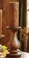 Support de bougie en bois fait main, décoration d'intérieur moderne et luxueuse, personnalisable, pour Noël, Pâques, et événements religieux