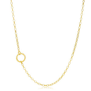 Collar de cadena hueca delicada, venta al por mayor, joyería de plata de ley 925 hecha a mano - Product Image 1