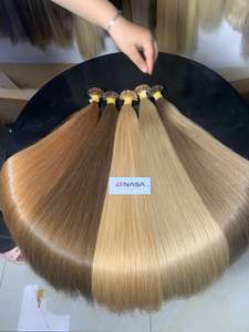 Cheveux humains bruts vietnamiens à pointe plate pré-collés prix de gros 100 grammes extensions de cheveux à la kératine droites - Product Image 6