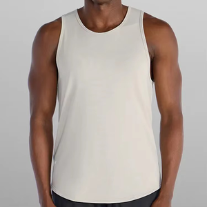 Ensemble de gym sans manches pour hommes débardeur et jogging à séchage rapide combinaison d'entraînement légère vêtements de sport de fitness services OEM et ODM - Product Image 1