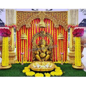Magnifique statue de Ganpati pour décor de foyer de mariage indien Décorations de mariage parfaites de Lord Ganesha - Product Image 1