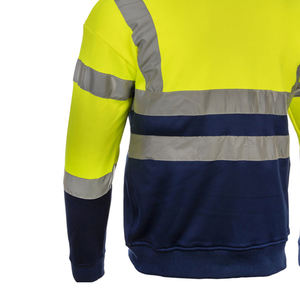 เสื้อฮู้ดแขนยาวสะท้อนแสงสำหรับผู้ชายชุดทำงานก่อสร้างแบบกำหนดเองมองเห็นได้ชัดเจนมีฮู้ดความปลอดภัยกันน้ำ - Product Image 6