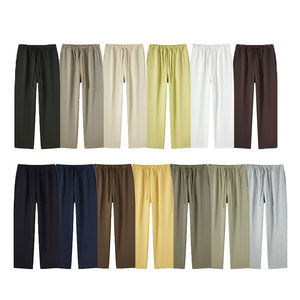 กางเกงวิ่งขายาวสำหรับผู้ชายเอวกลางพิมพ์ลายโลโก้ได้ตามต้องการ - Product Image 3