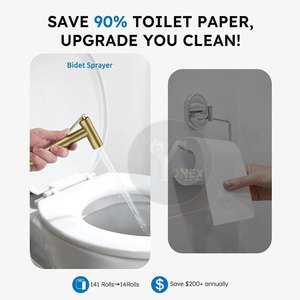 Ducha de Lujo Oculta para Inodoro con Doble Modo de Control, Presión de Agua Ajustable y Sin Fugas, Agua Fría y Caliente - Product Image 4