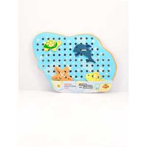 Juguete de madera con diseño de animales para estanques, para diversión acuática, juguetes únicos con forma de animales - Product Image 1