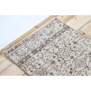 Tapis turc, tapis de couloir 2,1x10,3 pieds, tapis marron à motifs floraux - Product Image 5