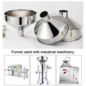 <span class=keywords><strong>Entonnoir</strong></span> en acier inoxydable 304 de très <span class=keywords><strong>grand</strong></span> <span class=keywords><strong>diamètre</strong></span>, épaissi, à large ouverture, pour huile, vin, carburant - Product Image 2