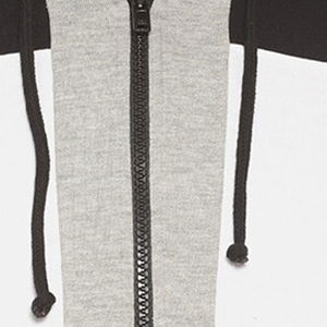 เสื้อมีฮู้ดแฟชั่นใหม่สำหรับผู้ชายฤดูใบไม้ร่วงฤดูหนาวแขนยาวทรงหลวมเสื้อฟลีซลำลองสีทึบเสื้อฮู้ดสีขาวขายส่งกันหนาว - Product Image 6