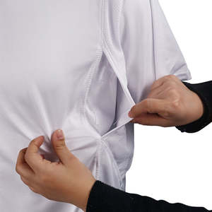 เสื้อยืดคอกลมแขนสั้นคอตตอนทรงหลวมสำหรับผู้ชายเสื้อฐานแขนครึ่งคอกลมชายเสื้อ100% ผ้าฝ้ายทรงหลวม - Product Image 3