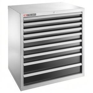 Armoire à outils industrielle robuste Facom avec 9 tiroirs, unité de qualité supérieure pour atelier et garage - Product Image 2