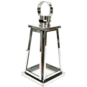 Finition brillante européenne moderne fait à la main en acier inoxydable taille personnalisée bougeoir lanternes maison jardin mariage décoratif - Product Image 4