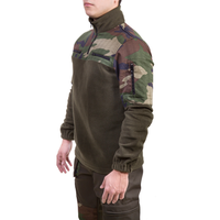 Veste matelassée en polaire camouflage pour homme, toutes saisons, hiver, 100% coton, respirante, flexible, chasse, plein air, sport, PU