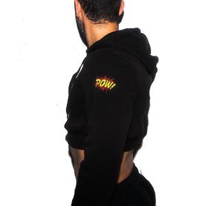 Sudaderas con Capucha Corta para Hombre, Totalmente Personalizadas, de Alta Calidad, Ecológicas, Transpirables, con Bolsillo Tipo Canguro - Product Image 2