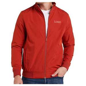 Veste bouffante en nylon extérieure de haute qualité pour hommes Logo personnalisé couleur rouille hiver bouffée de bulles longue longueur tissu à capuche nouveau - Product Image 1