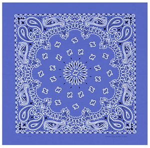 Custom Print Multifunctional Bandana Scarf Large Cotton Paisley <b>Bandanas</b> - Product Image 4