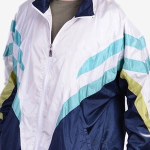 Fabricant de survêtements pour hommes coupe-vent patchwork survêtement de sport en polyester survêtement en nylon personnalisé pour hommes - Product Image 5