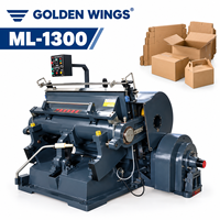 Machine industrielle manuelle de pliage et de découpe à plat pour boîtes en carton ML-1300