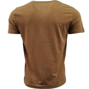 OEM personnalisé hommes 100 polyester t-shirts en gros cou pull porter demi manches hommes intérieur t-shirt pour hommes - Product Image 4