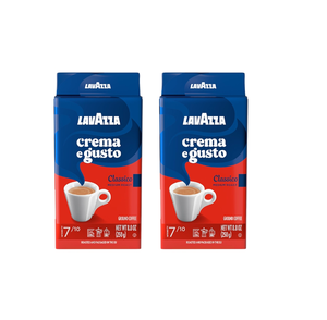 กาแฟลาวาซซ่า เครมา เอ กุสโต คลาสสิค บด 250 กรัม ขายส่ง สำหรับของขวัญองค์กรและสิ่งอำนวยความสะดวกในโรงแรม - Product Image 1