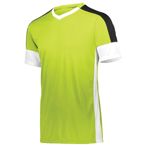 Men's Purple Soccer Jersey Set Short Sleeve Crew Neck Sublimated Moisture Wicking Breathable Quick Dry <b>Athletic</b> Fit - Product Image 5