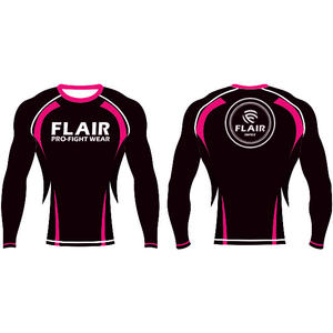 Personalizado Durable Nylon BJJ Rash Guard Larga Protección UV Anti-UV Compresión Camisa Transpirable y Cómodo - Product Image 1