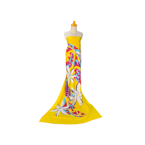 2025ผ้าโสร่งผ้าเรยอนปารีโอชุดชายหาดแบบชิ้นเดียวพิมพ์ลายดอกไม้ของแท้ - Product Image 3