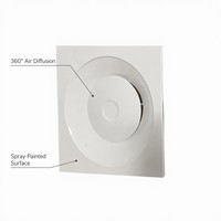 Diffuseur circulaire peint par pulvérisation haute température - Grille de ventilation de plafond personnalisable