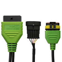 Cable adaptador de diagnóstico profesional Autroniq AC018 Vespa OBD2 de 16 pines a 5 pines macho y 5 pines hembra para motocicletas