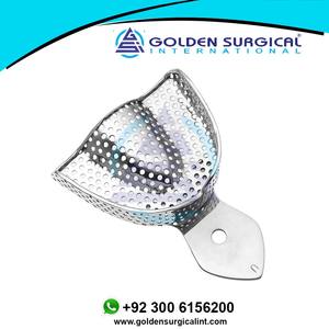 ถาดใส่ฟันปลอมสเตนเลสด้านบนมีรูพรุน | เครื่องมือทันตกรรมสำหรับจัดฟัน - Product Image 6