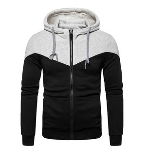Sweat à capuche zippé pour homme de haute qualité, personnalisé, en polaire, écologique, respirant, à séchage rapide, chaud pour l'hiver, manches longues, en coton/fibre de bambou - Product Image 1