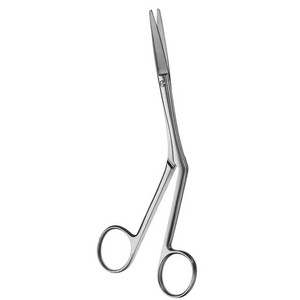 Ciseaux nasaux manuels Heyman 18cm avec lame allemande en acier inoxydable et finition carbure de tungstène TC polonais - Product Image 2