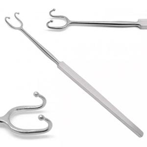 Fomon Retractor 6.25" Double Prong <b>Ball</b> End ENT Veterinary Plastic Surgery Stainless Steel Premium Instruments - Product Image 6