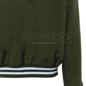 Elegantes chaquetas de poliéster Lettermen para hombre, cuello alto de invierno cálido con lona para venta en línea - Product Image 6