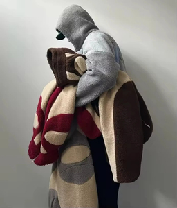 Veste polaire à col montant respirante à séchage rapide avec logo personnalisé, imperméable, coupe-vent, vêtements de travail d'extérieur, uniforme imprimé, hiver - Product Image 2