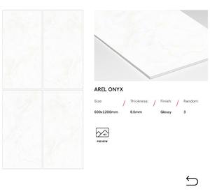 Azulejos de Porcelana de Diseño Moderno y Exclusivo de 600x1200 con Acabado Brillante para Interiores de Baños, Villas y Escuelas - Product Image 3