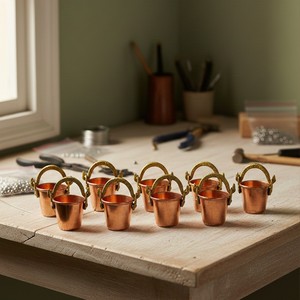 Mini Juego de Juguetes de Metal Estilo Cobre, 10 Piezas, Público Objetivo: Niños - Product Image 2