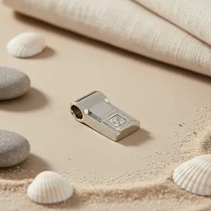 "Modern Rhodium-Plated 925 Silver <b>Ruby</b> Charm Pendant for Women" - Product Image 2