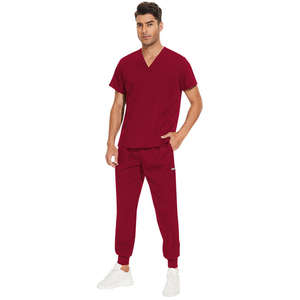 Bestex Personalizar Médico Scrubs Hombre Enfermería Jogger Enfermera Hospital Uniforme Hombres Top Scrub Traje Scrubs Uniformes Conjuntos de moda - Product Image 2