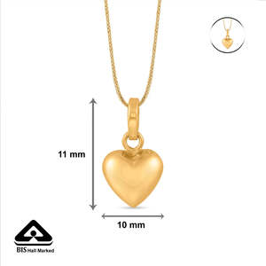 จี้ทองรูปหัวใจอaura ที่รักล้ำค่า พร้อมสายโซ่เชื่อมต่อ - Product Image 6