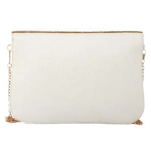Bolso de mano elegante para mujer 6560 - Blanco roto - Product Image 2