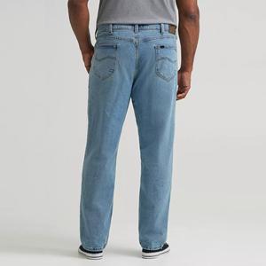 Nouvel arrivage : Jean baggy bleu pour homme, logo personnalisé, denim épais, haute qualité, coupe large, grandes tailles, selvedge - Product Image 2