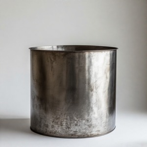 Poubelle en métal BrassBloom avec finition de style industriel ou salle de bain de restaurant de cuisine à domicile-pour la gestion des déchets de papier - Product Image 2