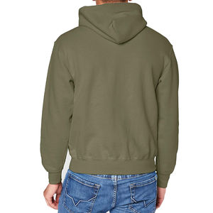 Meilleure édition classique du sweat à capuche en molleton pour homme Olive 100% coton uni personnalisé coupe-vent hiver vente chaude très demandé par les clients - Product Image 3