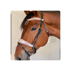 The Dolce Limited Edition Snaffle Bridle Custom Bridle Best <b>Dressage</b> Bridles at Wholesale Price Folding - Product Image 1