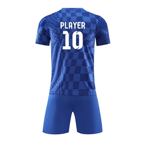 Maillot de football personnalisé 2025 – Ensemble complet unisexe pour adulte, manches courtes, imprimé, 100 % polyester, tenue de football - Product Image 4