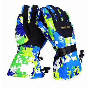 Good Quality Snowboard Gloves Wholesale Custom Made Winter Warm Thickened Warm Waterproof Men <b>Ski</b> Gloves - Product Image 2